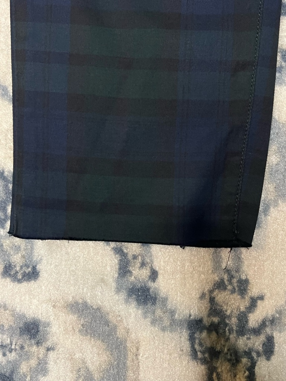 Frank & Eileen Wicklow Plaid Chinos - Navy & Green - Picture 4 of 9